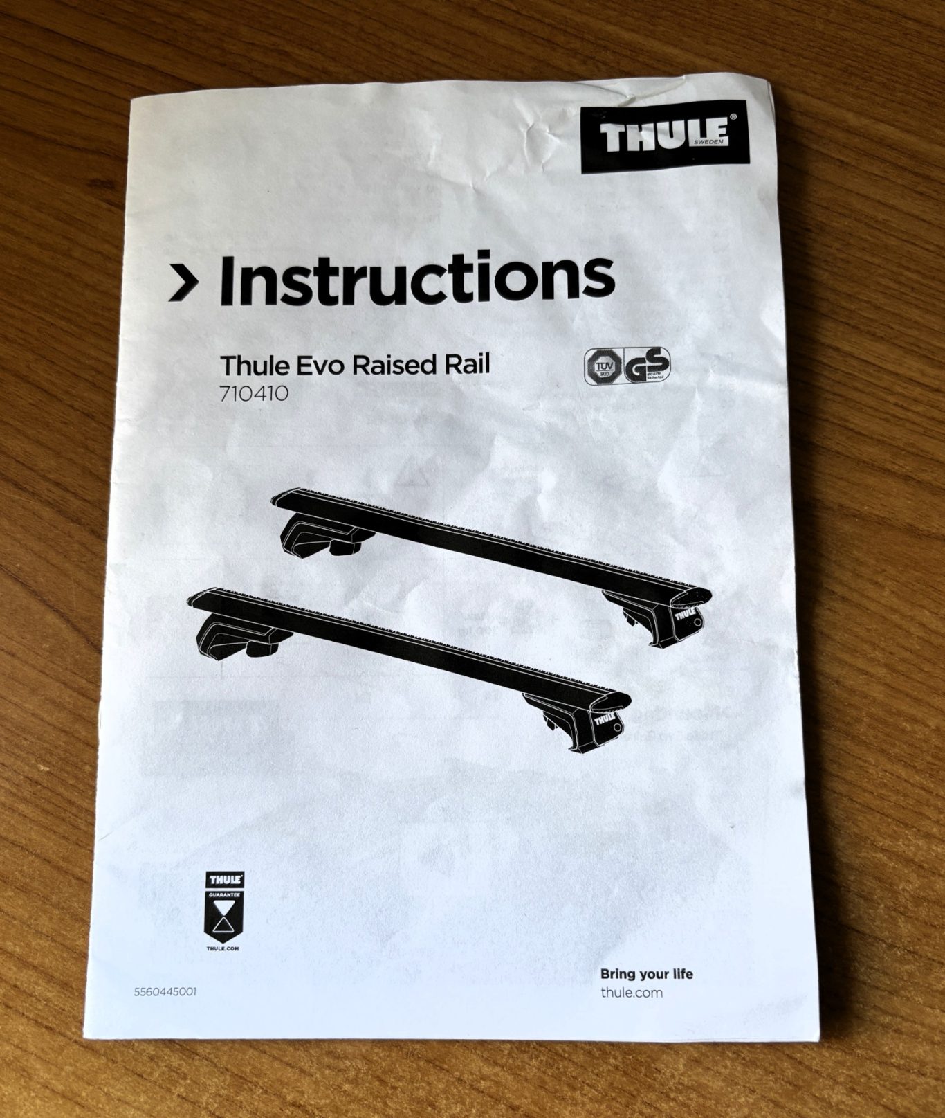 Thule Evo Roof Bars - £80