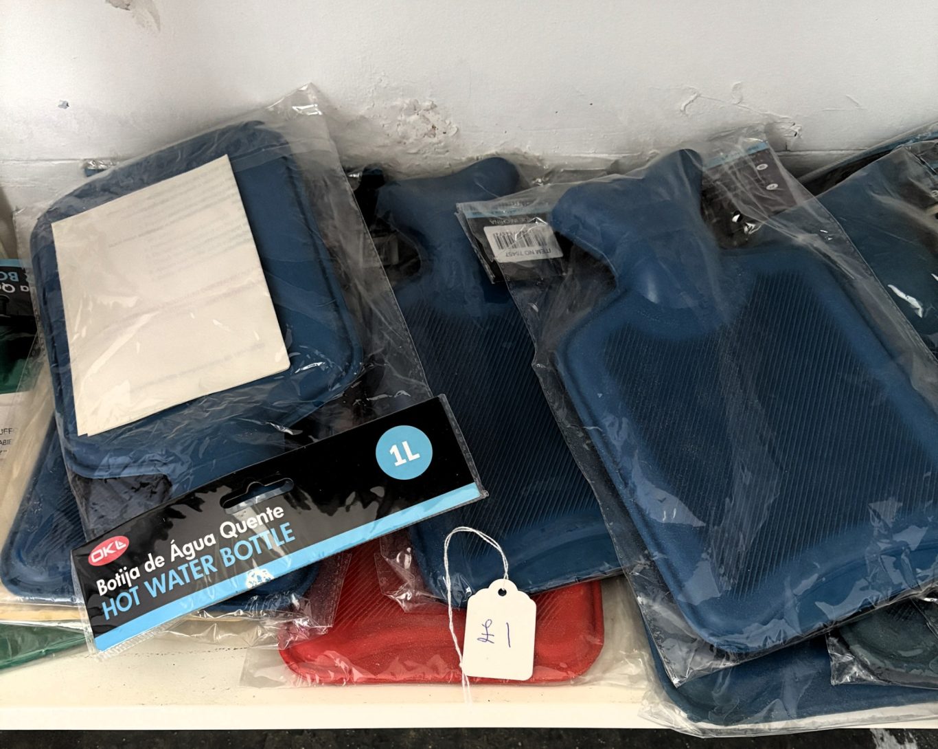 1L Hot Water bottle - £1 each